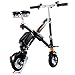 Airwheel Bicicletta elettrica pieghevole E6 con batteria staccabile (nero)