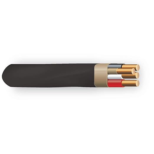 Stock Wire NM-B Non-Metallic Sheathed Cable, 10ft