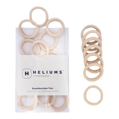 Heliums Small Blonde Seamless Hair Ties for Kids Cover