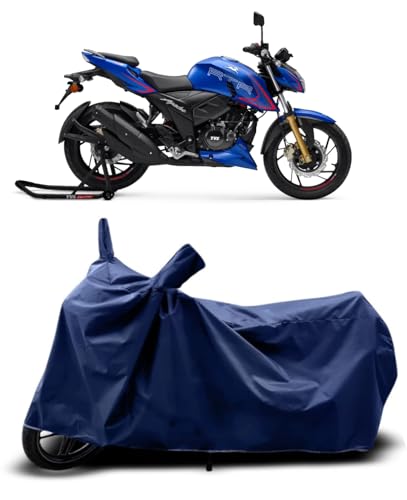 Image of CoverRide Bike Cover Waterproof Heavy Duty - All Weather Dustproof UV Protection Bike Cover for TVS Apache RTR 200 Outdoor Indoor Use with Windproof Buckle