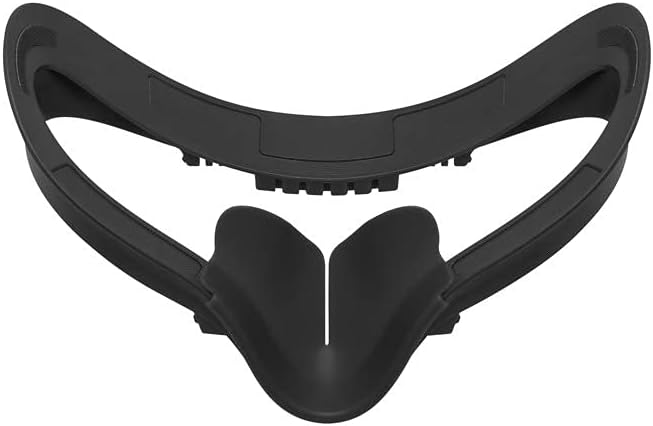VR Cover Facial Interface and Foam Replacement Set for Meta/Oculus Quest 2 (Dark Grey & Light Grey)
