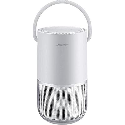 Bose Portable Smart Speaker Wireless Bluetooth Speaker with Alexa Voice Control Built-in, Silver