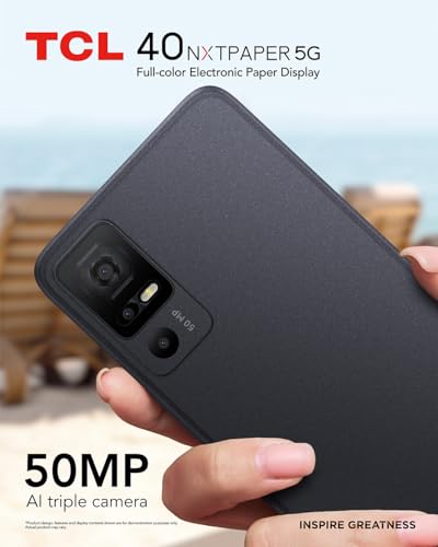 TCL 40 NXTPAPER 5G 6GB-256GB Negro (Starlight Black) Dual SIM
