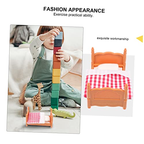 Abaodam 2 Conjuntos De Cama Modelo Decoraciones Para Salas De Casa Beliche Móveis De Quarto Boneca D