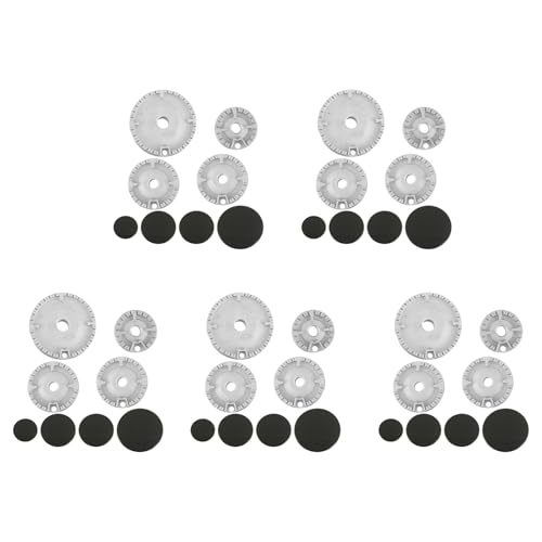 jiyaohui - Juego de 40 sombreros de cocina de gas para horno, placa de cocción de gas, corona quemador, tapa de llama, kit de reemplazo, adecuado para la mayoría de los cabezales quemadores de cocina