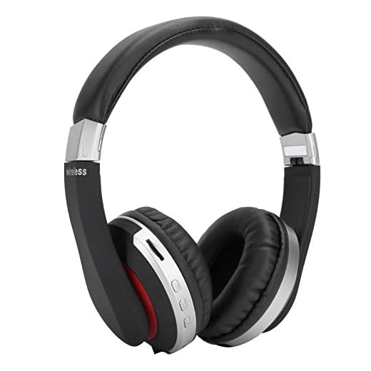 Trådlöst Over Ear-headset, headset med mikrofon hopfällbart -headset -headset, för speldator(Silver)