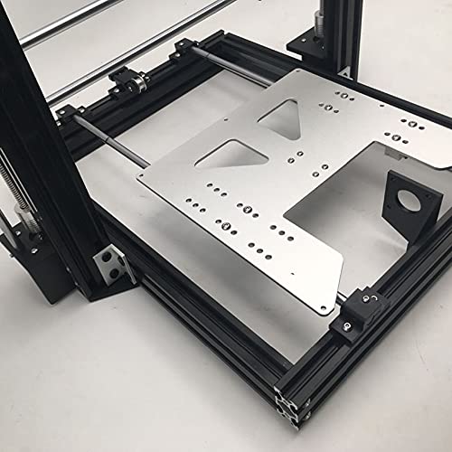 Lysee 3D Printer Parts & Accessories - AM8 3D Printer Extrusion All Metal Frame Full Kit for Anet A8 Aluminum Alloy Upgrade - (Size: No Motors, Color: Silver Extrusion)