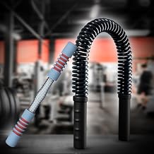 Power Twister Flex Bar Combo Complete Upper Body Workout Set 45-100 LBS & 22-44 LBS Complete Upper Body Workout Set for Strength and Muscle Building