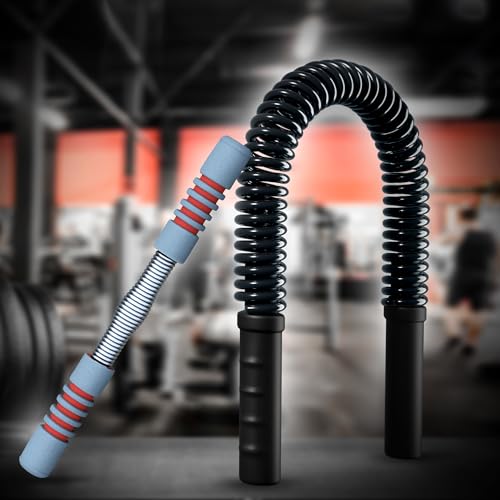 Zenooze Power Twister Flex Bar Combo – Complete Upper Body Workout Set (45-100 LBS & 22-44 LBS) Complete Upper Body Workout Set for Strength and Muscle Building