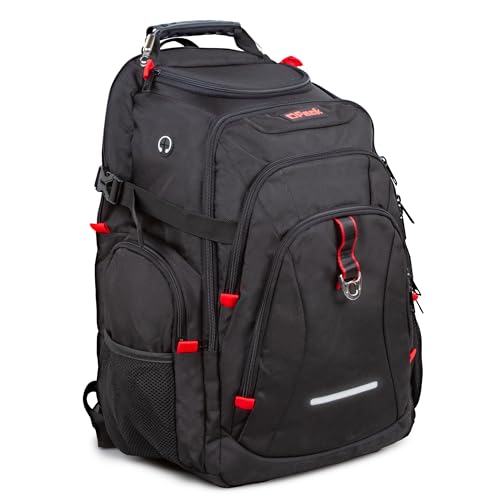 OPACK Travel Business Laptop Backpack, Anti Theft Slim RFID Blocking pocket Durable 17.3 Inch Laptops Backpack, USB Charging Port, Water Resistant