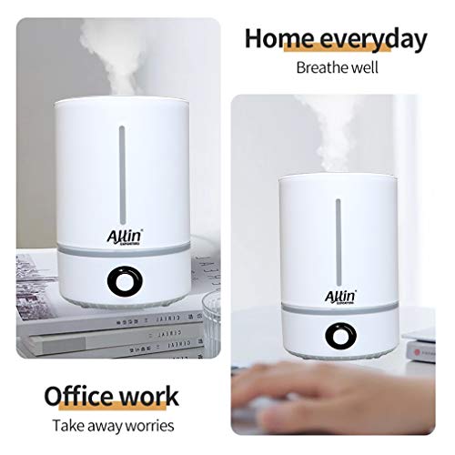 Image of Allin Exporters Ultrasonic Humidifier Cool Mist Air Purifier for Dryness, Cold & Cough Large Capacity (1 Year Warranty) (6.8L)