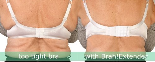 Fashion First Aid Women's Brah Extender: Bra Breathing Room, 2-Hook Narrow (3 Pack)3