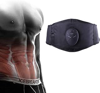 ARTOCT EMS Abdominal Training Belt 6 Modes Toning Waist Trainer Electric Waist Slimming Belt Abdominal Muscle Trainer Body Slimming Massage Training Pads Home/Office Men Women Fitness Equipment