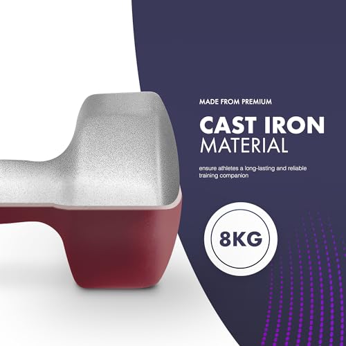 KAYMAN Neoprene Dumbbells with Free Poster, view 4