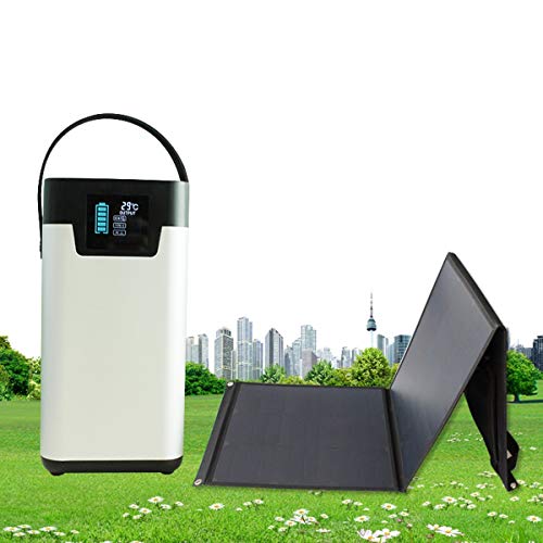 LiChenYao Portable Power Station 200W Solar 55000mAh Generator Pure Sine Wave Emergency Backup Battery Home Use, RV, Outdoor Power Supply