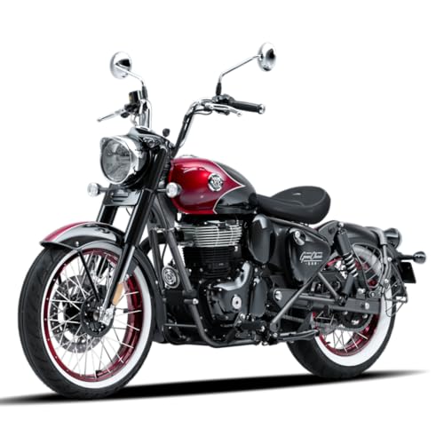 Image of Royal Enfield Goan Classic 350 with Disc & Spoke Wheels Motorcycle (Rave Red) Booking for Ex-Showroom Price
