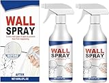Wall Cleaner For Painted Walls, Removes Stains Without Damaging Finishes, Dirt, Dust, Odor And Stain Remover, 2PCS