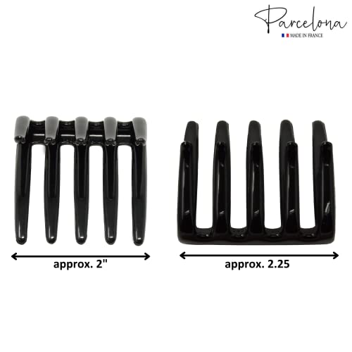 Clip para cabello Parcelona French Crab negro brillante miniatura 6