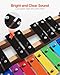 VEVOR Glockenspiel Xylophone, 27 Notes, Professional Xylophone Percussion Instrument, with Colorful Metal Keys, Includes 4 Mallets, Carrying Bag, Beginner Musical Instrument Kit for Adults and Kids