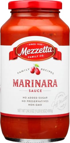 Image of Mezzetta Marinara Sauce, Original, 24.5 Ounce (Pack of 6)