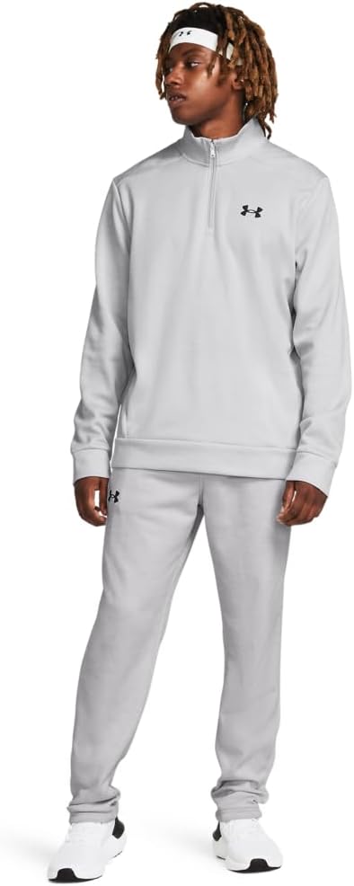 Under Armour mens Armour Fleece Twist Quarter Zip - Image 3
