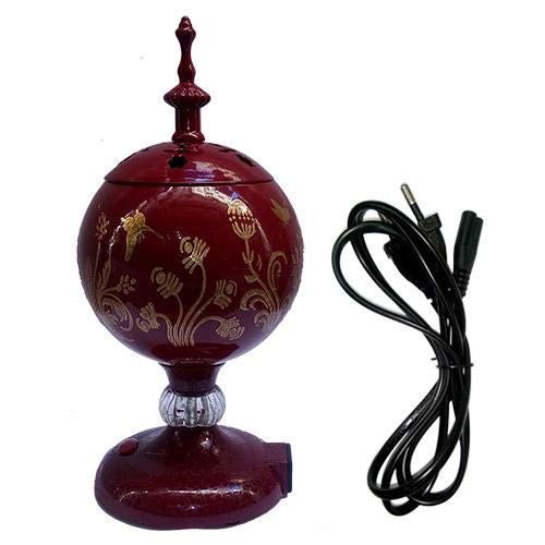 Electric Incese Bukhoor Burner Dome Shaped By Salim Adullah - Red
