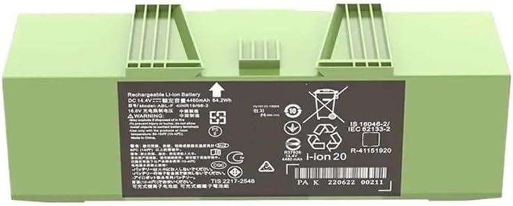 ABL-F 14.4V 4460mAh/62.4Wh Replacement Battery Compatible with iRobot e and i Series, for i7 i7+ j7 j7+ e5 e6 e5150 e6198 i3 i3+ 3150 3550 7150 7550 Models