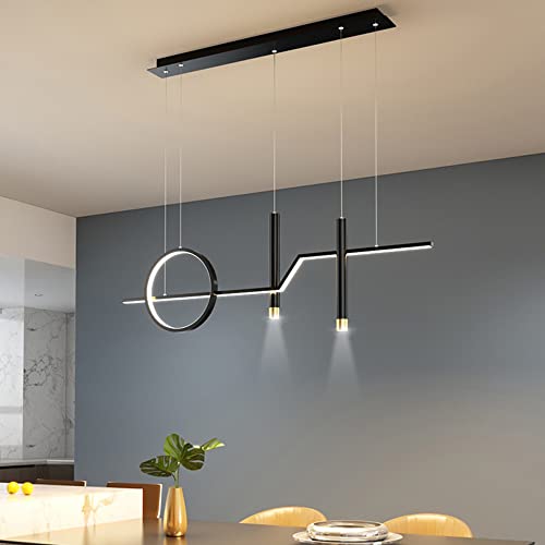 Lampe LED suspendue dimmable avec télécommande pour éclairage intérieur
