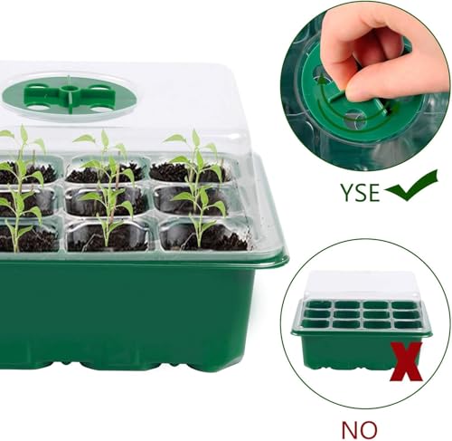 12-Set Seed Starter Kit with Humidity Dome - 50% Off