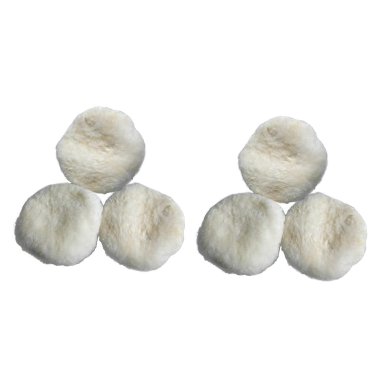 6 Pièces pieces tampon lustrage mm Ponceuse à orbite aléatoire lustrant voiture Lustreur lustreuse polisheuse lustrage voiture tampon de polissage roue de laine roue de polissage