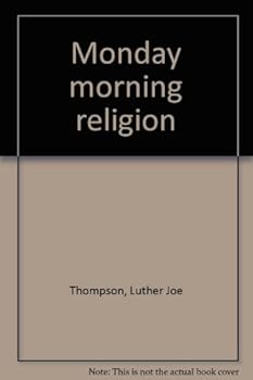 Hardcover Monday morning religion Book