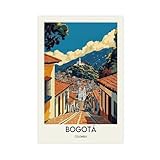 BKHJSASU Bogota Kolumbien-Poster, Leinwandposter, 