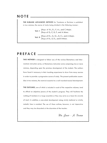 image for Rubank Publications Rubank Advanced Method – Trombone or Baritone So