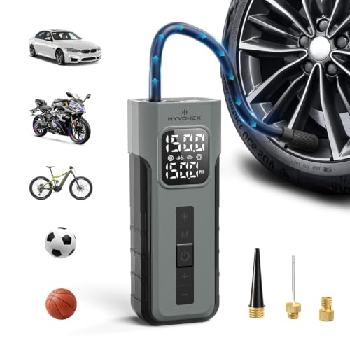 Tire Inflator Portable Air Compressor for Ball Pump,1 Min Fast...