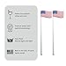 Coffee and Cocktail Stirrers, Reusable Plastic Drink Stirrer Sticks, 24Swizzle Sticks, Use as Cocktail Garnish or Cocktail Mixers, American Flag Patriotic, 4th of July, Decoration & Bar Supply, 6inch