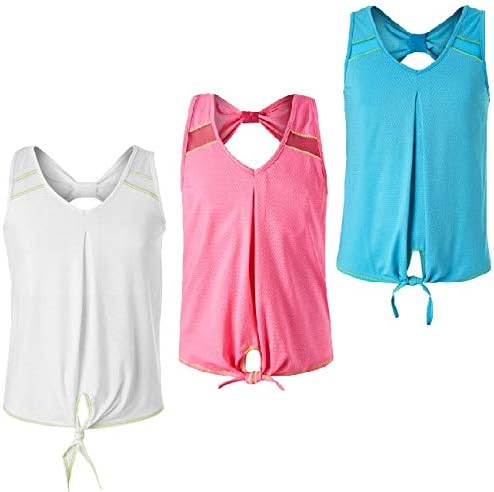 Amazon ラッキーインラブ テニスウェア ジュニア ガールズ タイノット タンクトップ T4 テニス キッズ 並行輸入品 ガールズ 通販