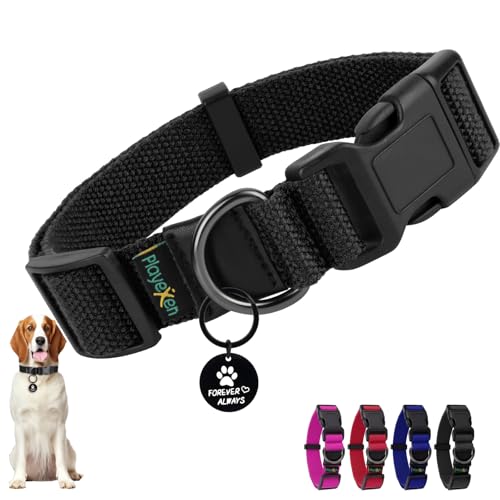 Collare Cane, Collare Regolabili in Morbido Cotone per Cani &