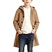 Kids Winter Wool Blend Trench Coat Single Breasted Long Sleeve Peacoat Outerwear Coats for Boys Girls 5-15 Years
