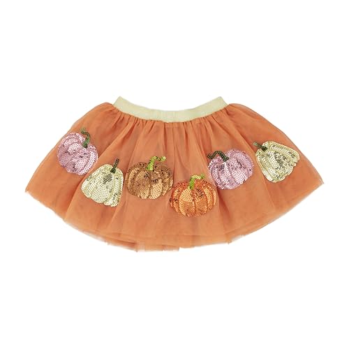 Mud Pie baby-girls Mud Pie Children's Pumpkin Patch Sequin Tutu; One Size