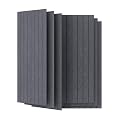 6Pcs 47.2"x23.6" Acoustic Panels,Sound Absorbing Panels,Heather Grey