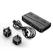 BESTEK Universal Travel Adapter Power Step Down 220V to 110V Voltage Converter with QC3.0 USB Charging Port International Travel Adapter for UK/AU/US/EU/Asia, ETL Listed