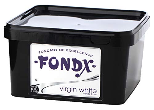 FONDX Fondant, Vanilla Flavor, White, 5 lb