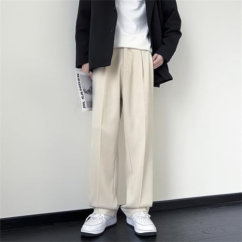 Fleurosta Stretch Waist Ice Silk Pants Super Stretch Ice Silk Comfort Dress Pants for Men All-Day Comfort Breathable2
