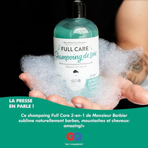 Monsieur BARBIER Shampoing Barbe & Cheveux Homme FULL CARE 250 ml – vue 7