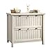 Sauder Costa 2 Drawer Lateral File Cabinet with Lock for Home Office, in Chalked Chestnut