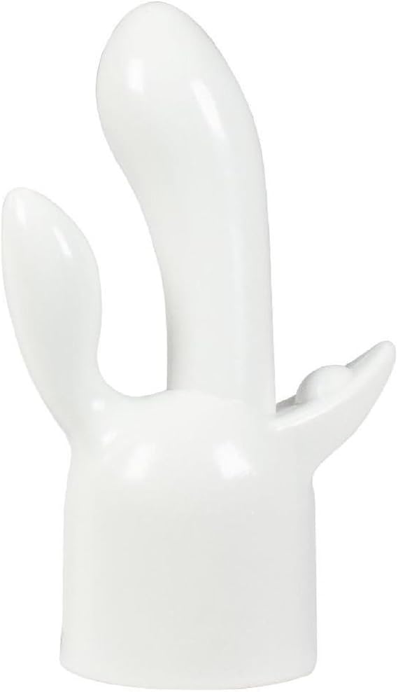 E12A-C-Three-pronged Cap Magic Wand Attachment - Solid Fun Handheld Wand Accessories, TPR Material, Medium Size with Inner Diameter of 1.77 inches