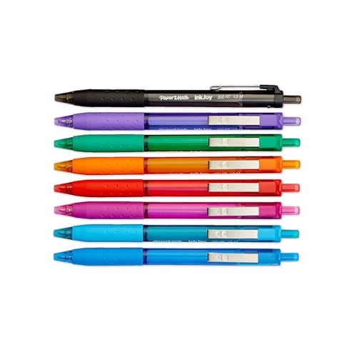 Image of Paper Mate InkJoy 300RT Retractable Ballpoint Pens, Medium Point, 8 Ink Colors, 24 Pack (1945926)