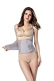 Goege Waist Trimmer Belt-Postpartum Postnatal Recoery Support Girdle Belt Post Pregnancy After Birth Special Belly,Size L,Grey
