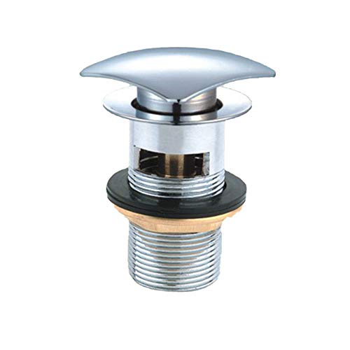 BE-TOOL 1 Pcs Basin Waste Plug Pop-Up Universal Odor Resistant Sink Drain Replacement for Bathroom Kitchen Basin Sink and Bathtub (6 CM)