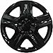 PACRIM 17" Gloss Black Wheel Cover/Hubcap Set Made for Chevrolet Monte Carlo - Universal Fit - Can be Used on Other 17 Inch Applications